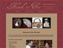 Tablet Screenshot of headtotoeno.com